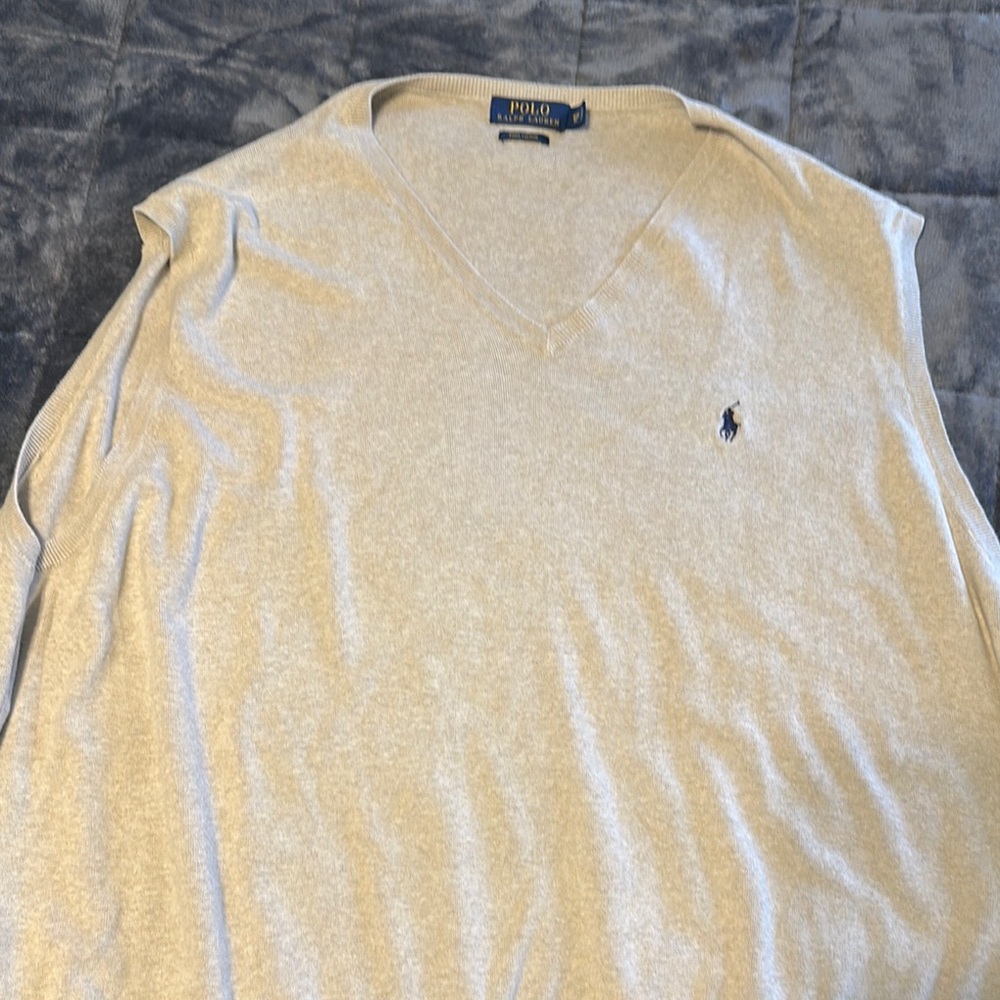 Ralph Lauren Beige Sweater Vest